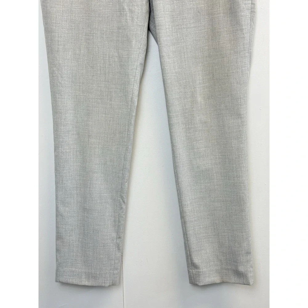 Express Mens 31X29Pants Gray Extra Slim‎ Straight Ankle Stretch